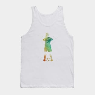 Soccer Player Girl Tank Top